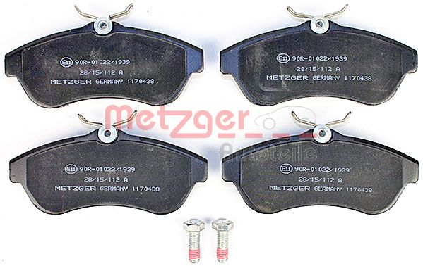 METZGER 1170438 Bremsbelagsatz, Scheibenbremse